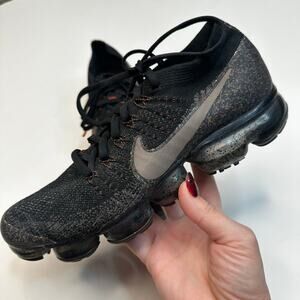 Nike Air Vapormax Flyknit Black Dark Mushroom Sneakers